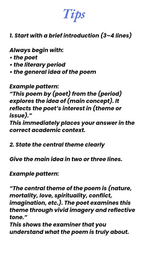 How to Frame Answers for Any Poem in MEG-01? #ignou #meg01