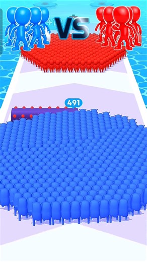 Crowd Run Challenge 💥 || Count Masters || #countmaster #mobilegaming #gamingshorts