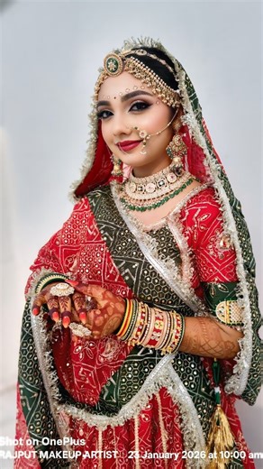 akshra beauty academy on Instagram: "Rajput makeup artist 🧿 @akshra_beauty_academy_2 @akshra_beauty_academy_ @ronakartjewellery #makeup #makeupartist #mua #beauty #wedding #makeuptutorial #makeuplooks #makeuplover #viraldulhan #braifs#dhandhuka"