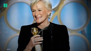 Glenn Close turned her surprise win at the Golden Globes into an empowering moment for women. There was not a dry eye in the house! | HuffPost