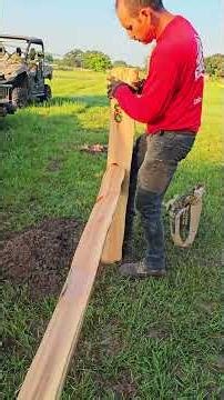 Bringing back country charm with a beautiful split rail fence. #fence #countryside #farmlife