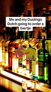 The bartender ended up switching to English 😔 #dutchreview #dutch #international #expat #duolingo #fyp #fy #bar #biertje | DutchReview