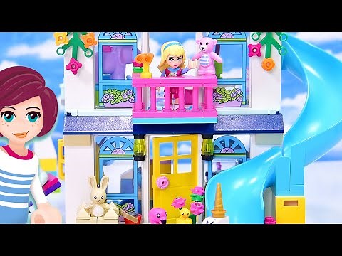 Building the ultimate backyard cubby house in Lego!