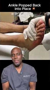 Ankle dislocation & reduction explained