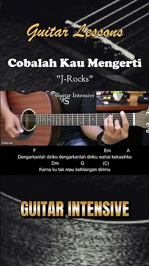 Cobalah Kau Mengerti - J-Rocks | Tutorial Chord Gitar Mudah dan Lirik #chordgitar