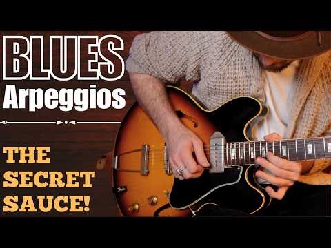 Blues Arpeggios - Target The Right Notes When You Solo! Lead Study & Licks on an A7 chord!