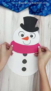 25K views · 1K reactions | Making a snowman has never been so fun! Get the template on the blog. | Simple Everyday Mom | Facebook