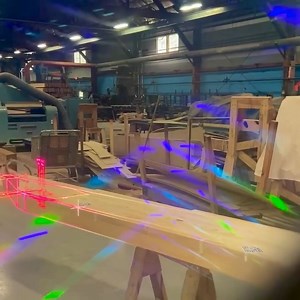 Cornell’s Robotic Construction Lab (RCL), directed by Assistant Professor of Architecture Sasa Zivkovic, established a process to increase the precision of holographic projections for large-scale manufacturing applications using Twinbuild, a CAD software platform for Augmented Reality (AR) fabrication developed by Fologram. Using mixed reality techniques, holographic models are precisely overlaid on 20’ physical beams and can be used as replacements for cumbersome and expensive physical template