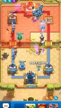 Goblin demolisher with 150% range modifier is unbeatable!!!!! Clash Royale New Crazy Mode!!!