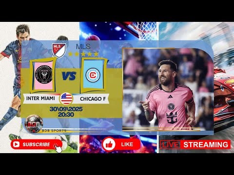 INTER MIAMI X CHICAGO FIRE | MLS 2025 | AO VIVO 🔴