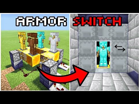 Minecraft: How to make an Automatic Armor Swapper/switch