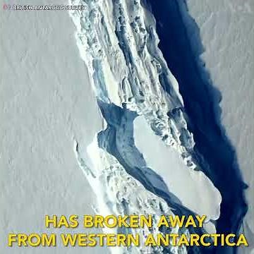 Massive iceberg breaks off of Antarctica
