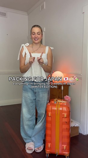 Everything I’m packing for 3 weeks in Japan this winter! what do you guys think? #japan #packingforjapan #japantips #japantravel #travellingtojapan #packwithme