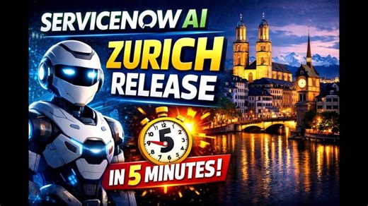 ServiceNow Zurich Release Explained | AI Agents, Now Assist Enterprise AI Transformation | Venkata Sai Raviteja Bodapati
