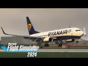 FS2024 | Ryanair 737-800 Landing into Dublin | PMDG 737 |