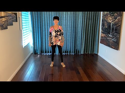 Slapping Leather line dance demonstration and tutorial by Stephie