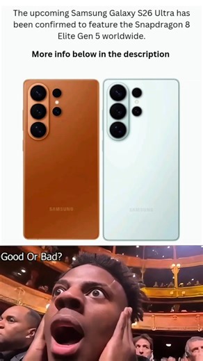 Samsung Galaxy S26 Ultra ⚡ Snapdragon 8 Elite Gen 5 Finally Confirmed!