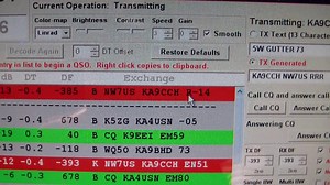 Amateur Radio Shortwave JT65A Demonstration (1)