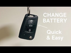 How to change VW Key Fob battery | (CR2025, CR2032)