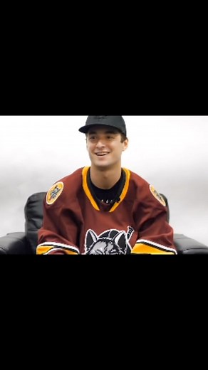 “Most fashionable would have to go to myself.”🤵‍♂️ | Chicago Wolves