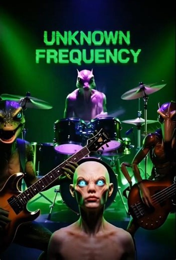 Alien 80s Heavy Metal ⚡ Epic VHS Band Riff 👽🎸