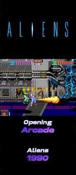 Aliens Opening Arcade #arcade #videogames #Retro #aliens #1990 #alien #games