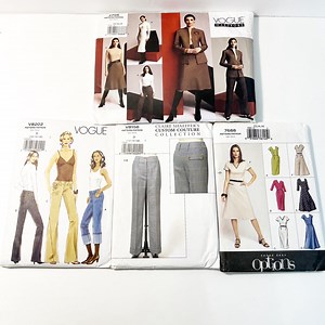 Vintage Vogue Sewing Patterns – Dresses, Pants, Jackets, Skirts – Uncut Sizes 12–18 - Etsy