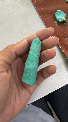 TG on Instagram: "DIY finger replica! Alginate impression and dental stone pour - a match made in heaven! 😄 . . . . . . #impression #alginate #alginateimpressions #fingerimpression #dentistry #trending #collegelife #reels #bds #dentistrylife #viral #subhartiuniversity #dentalstudent #handimpression #handimpressions #dental #dentalstone #fun #trending #ig #explorepage✨ #explorar #explorer"
