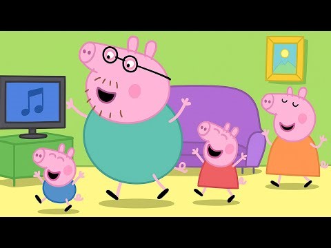 Peppa Pig Learns to Dance with Her Family 💃🐷🎶 | Peppa Pig Funny Animation