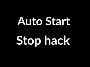 Auto Start Stop Hack - Jeep Gladiator or Wrangler JL