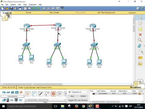 Packet tracer 3 networks rip configuration