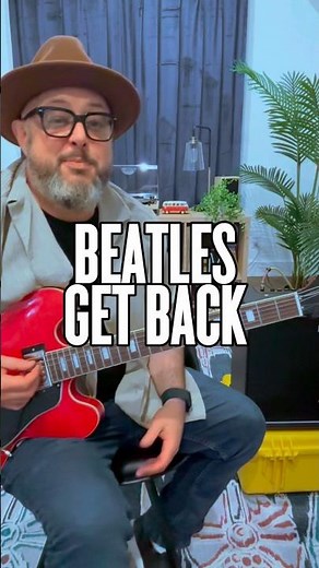 How to play GET BACK by THE BEATLES on guitar