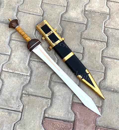 Hand Forged Roman Gladius Sword Replica | Gift for Him & Husband | Decorative Display Sword | Unique Handmade Wedding Gift for Men - Etsy
