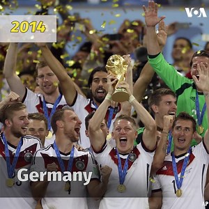 354K views · 2.8K shares | WORLD CUP: A LOOK BACK AT WINNERS Since 1930 20 World Cup has taken place and 8 different teams has won the competition.  BRAZIL: 1958, 1962, 1970, 1994, 2002  GERMANY: 1954, 1974, 1990, 2014  ITALY: 1934, 1938, 1982, 2006  ARGENTINA: 1978, 1986  URUGUAY: 1930, 1950  SPAIN: 2010  FRANCE: 1998  ENGLAND: 1966 | Voice of America | Facebook