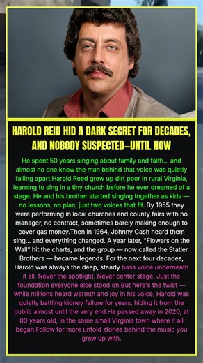 Harold Reid HID A Dark Secret For Decades, And Nobody Suspected—Until Now