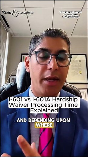 I-601 vs I-601A Hardship Waiver Processing Time Explained | NYC Immigration Lawyer