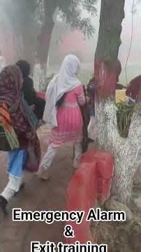 Emergency Alarm and exit training #ramadan #school #learn #with #teacher #nafeesa