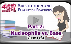 Nucleophilicity vs Basicity in Substitution Elimination Reactions Part 1