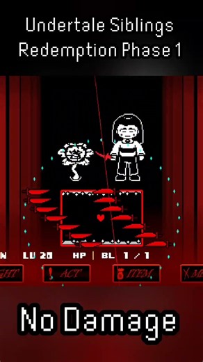 Chara And Flowey Are Insane! #undertale #undertalefangame #chara #flowey #tobyfox #nodamage