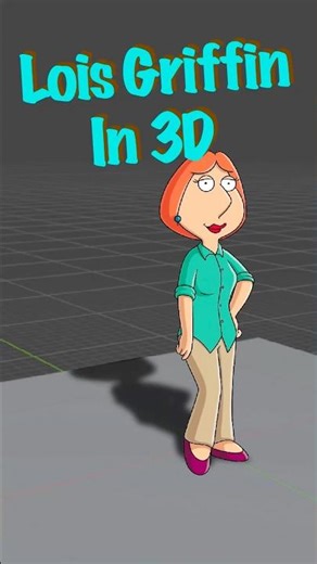 Lois Griffin In 3D | Family Guy | Blender Timelapse | 3D Modelling