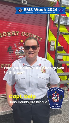 7.9K views · 124 reactions | EMS WEEK 2024 - CAPT. DELP - Horry County Fire Rescue's Capt. Delp looks back on her career, and what's driven her to focus so much on first responder safety in recent years. #HCFR | Horry County Fire Rescue | Facebook
