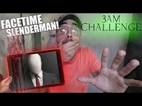 (ACTUALLY WORKED) CALLING SLENDER MAN ON FACETIME AT 3AM! *DO NOT FACETIME SLENDER MAN AT 3 AM!