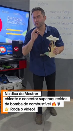 Everton Peroni - Especialista Automotivo on Instagram: "AGENTE CAUSADOR ERA A BOMBA, causou defeito no chicote e conector! Na Dica do Mestre de hoje, Professor Everton Peroni e @virtualplasticosvp mostram um defeito que muita gente ignora: 🔥 Chicote e conector da bomba de combustível superaquecidos ⚠️ Mau contato ⚠️ Risco de pane e até incêndio 💸 Prejuízo se trocar peça sem diagnosticar 👉 Antes de condenar a bomba, confira o chicote e o conector! Precisou de serviço técnico especializado na r