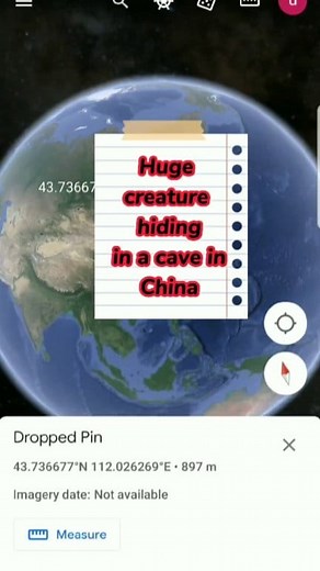 617K views · 967 reactions | Creature looks right at google satellite.. #maps #whatsthat #googleearth #mysteries #2023reels #creator #viralreels2023 | Damon Bussell | Facebook