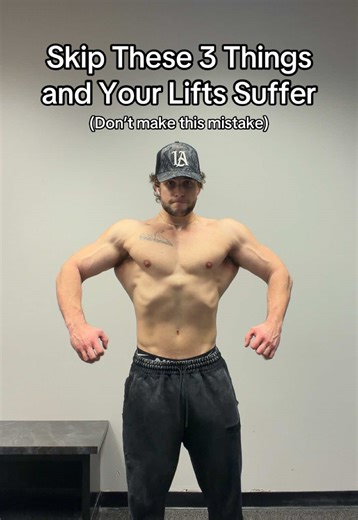 Use these 3 tips before every lift to maximize muscle growth and progress every session ✅ - Coaching Programs in Bio #gymtips #workouttips #strengthtraining #musclegrowth #trainingtips