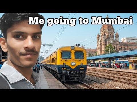 ✨ Me Going to Mumbai 🏙️ | My Travel Vlog Begins 🚆 #mumbai #travel #vlog