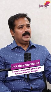 89K views · 1.1K reactions | Not every diabetic patient may need insulin. Dr. K. Baraneedharan, Senior Consultant Diabetologist at Kauvery Hospital, Alwarpet, explains who really requires insulin and what alternative treatments are available for effective diabetes management. #KauveryHospital #KauveryHospitalChennai #KauveryHospitalAlwarpet #DiabetesCare #Insulin #DiabetesManagement #Diabetologist #BloodSugarControl #Type2Diabetes #DiabetesAwareness | Kauvery Hospital - Chennai | Facebook