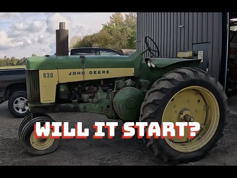 Will this Forgotten John Deere 630 Tractor Start?