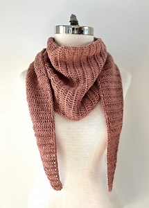 October Easy Crochet Scarf, Triangular Scarf, Easy Crochet Scarf, Crochet Pattern in Fingering or Sock Weight Yarn, Crochet Scarf Pattern, - Etsy