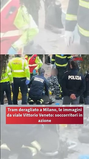 Milano, il tram Atm deraglia: schianto mortale a Porta Venezia #lapresse